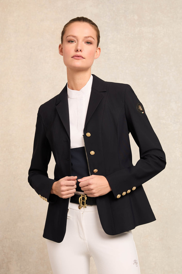 Gatcombe Short Sleeve Showshirt Ink Navy