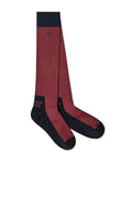 Riding Sock Oxblood Navy