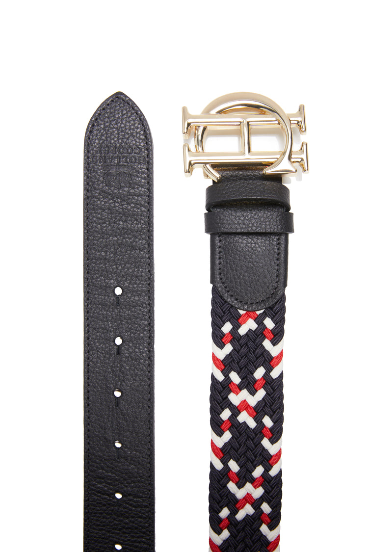 HC Heritage Belt Navy Tricolour