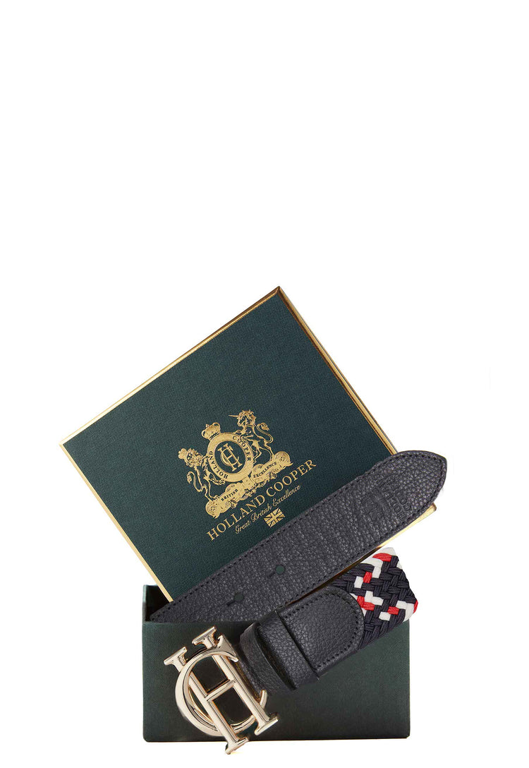 HC Heritage Belt Navy Tricolour