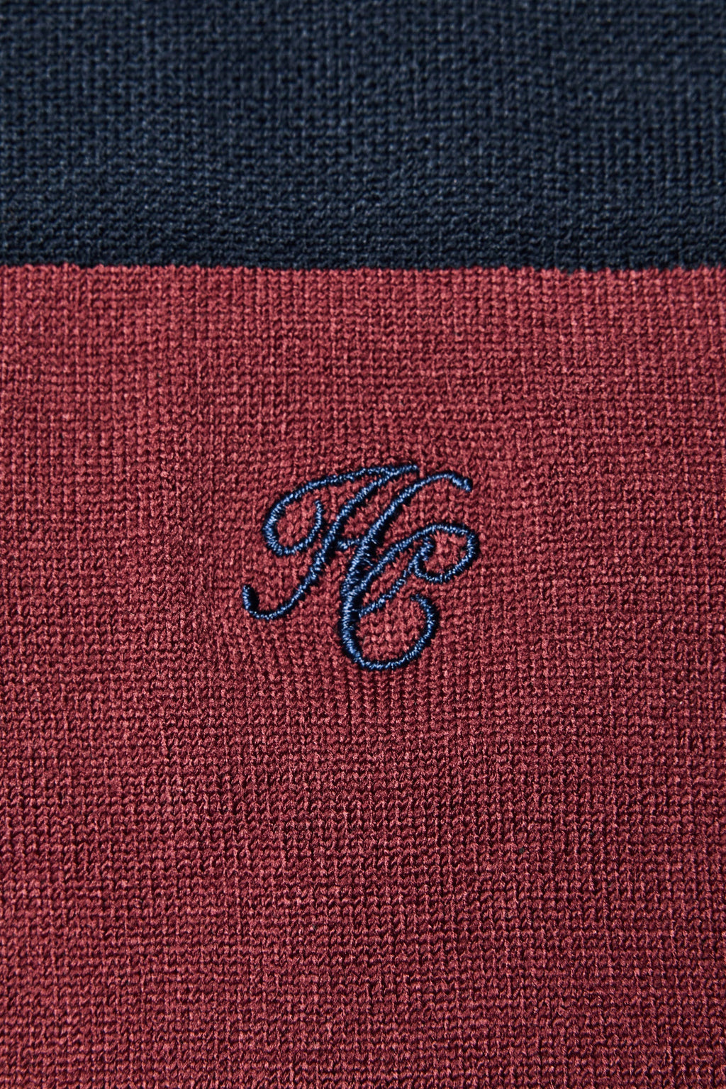 Riding Sock Oxblood Navy