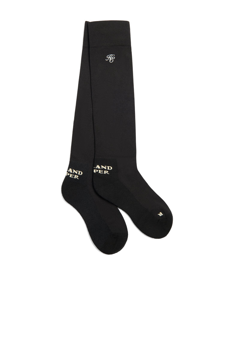 Riding Sock Black Ecru