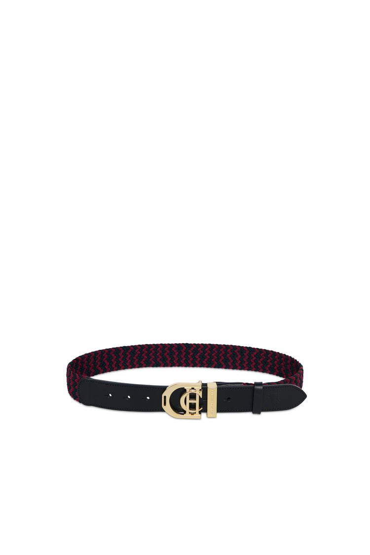 Stirrup Heritage Belt Oxblood Navy
